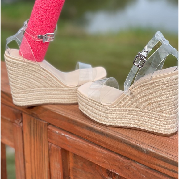 Gianni Bini Espadrille with clear straps - Picture 2 of 3